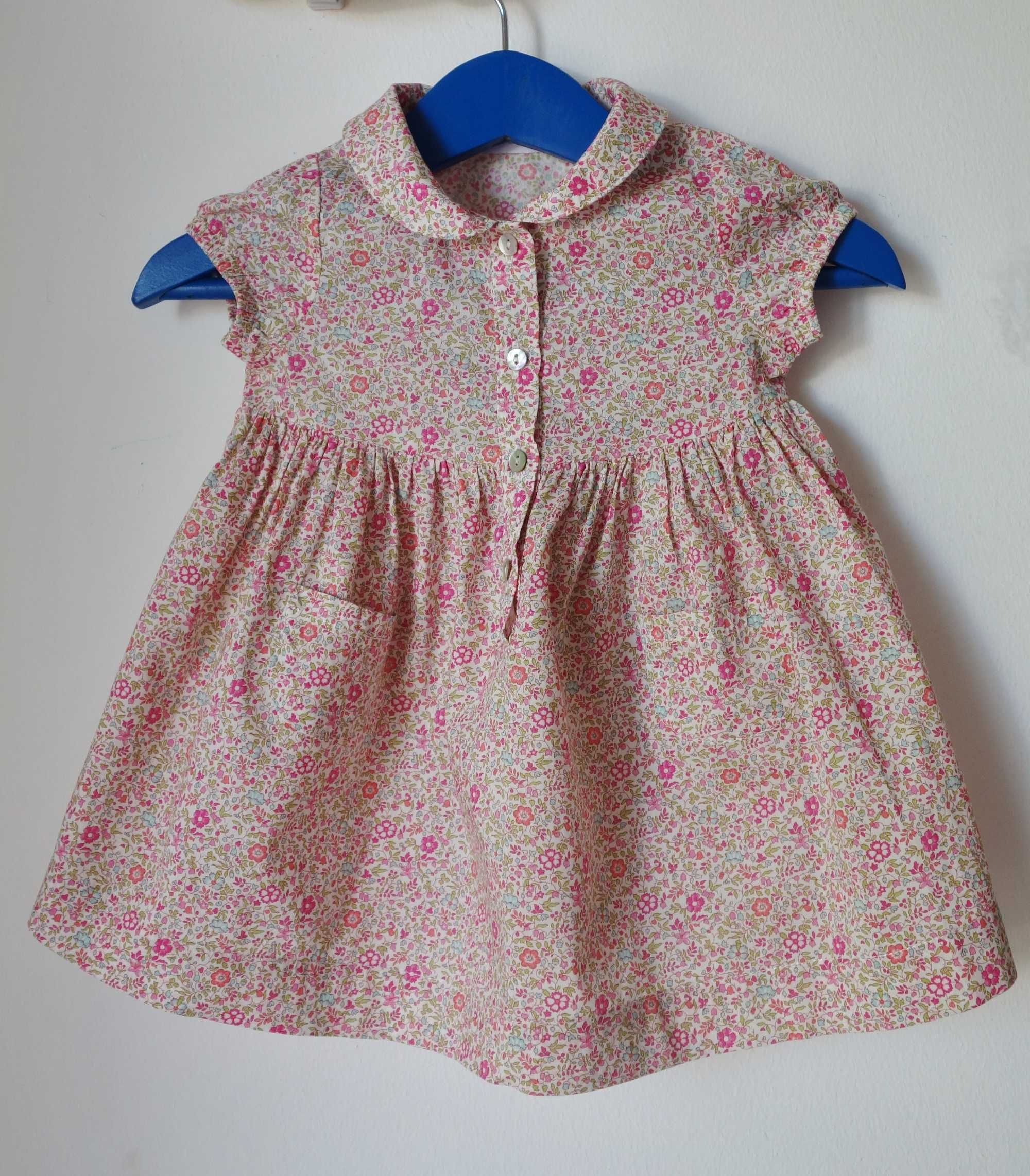 Vestido verão para menina 6M Laranjinha como novo *Envio gratuito