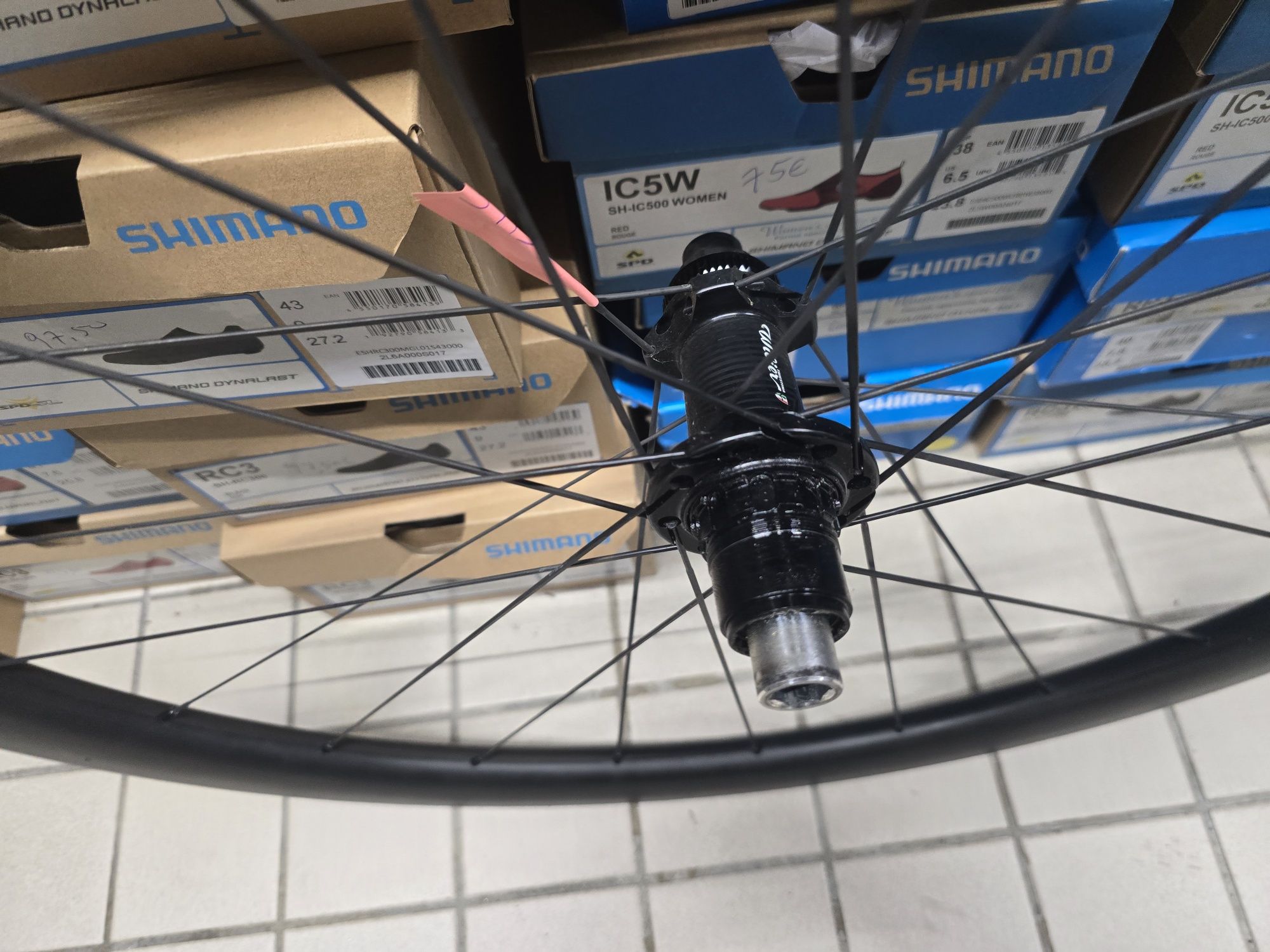Roda traseira carbono de disco para sram
