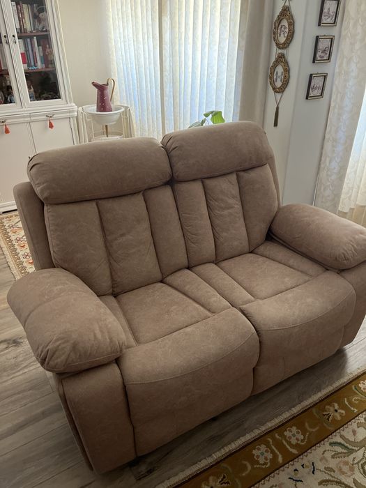 Sofá de 2 lugares reclinável