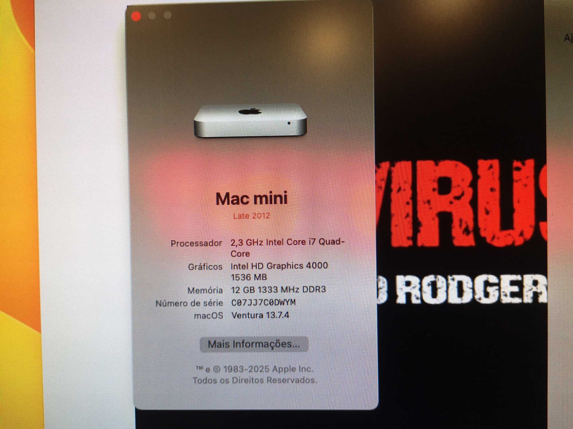 MAC MINI  i7 2012