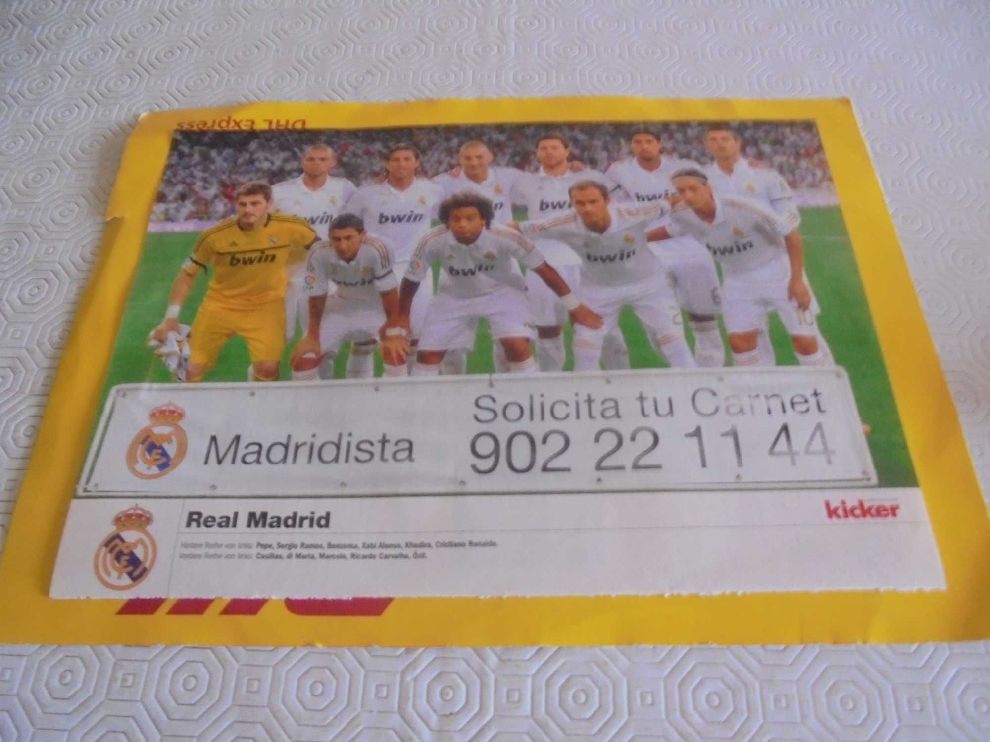 Posters (21,5 X 30) de equipas de futebol na Champions League 2011-12