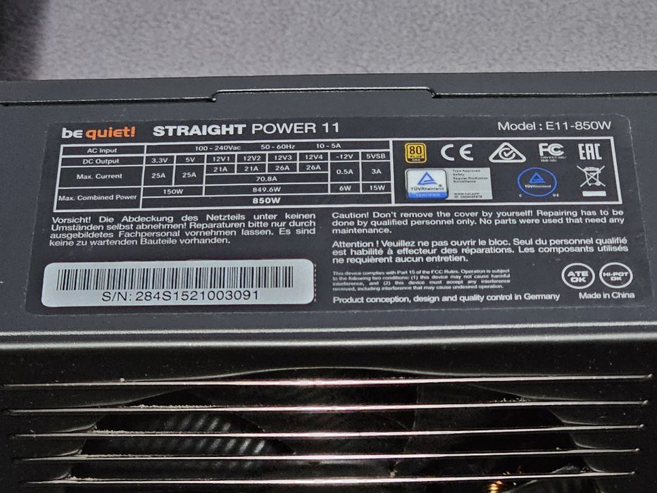 Zasilacz be quiet! Straight Power 11 750W 80 Plus Gold