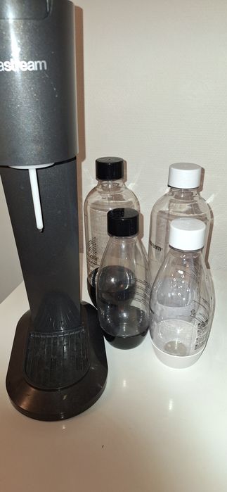 Soda stream  ,  4 butelki, nabój niebieski