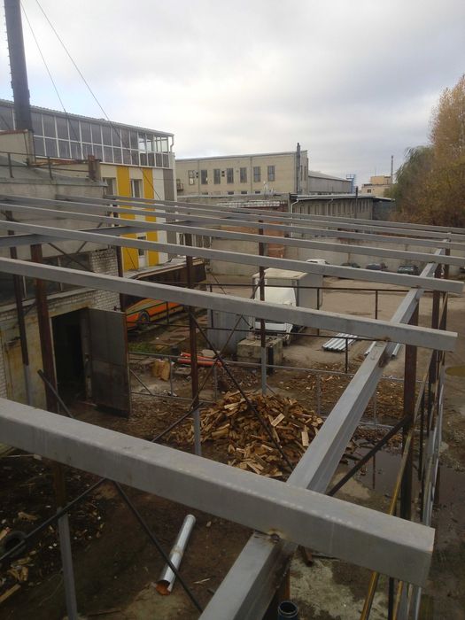 сварочные работы металлоконструкции.Зварювальні роботи