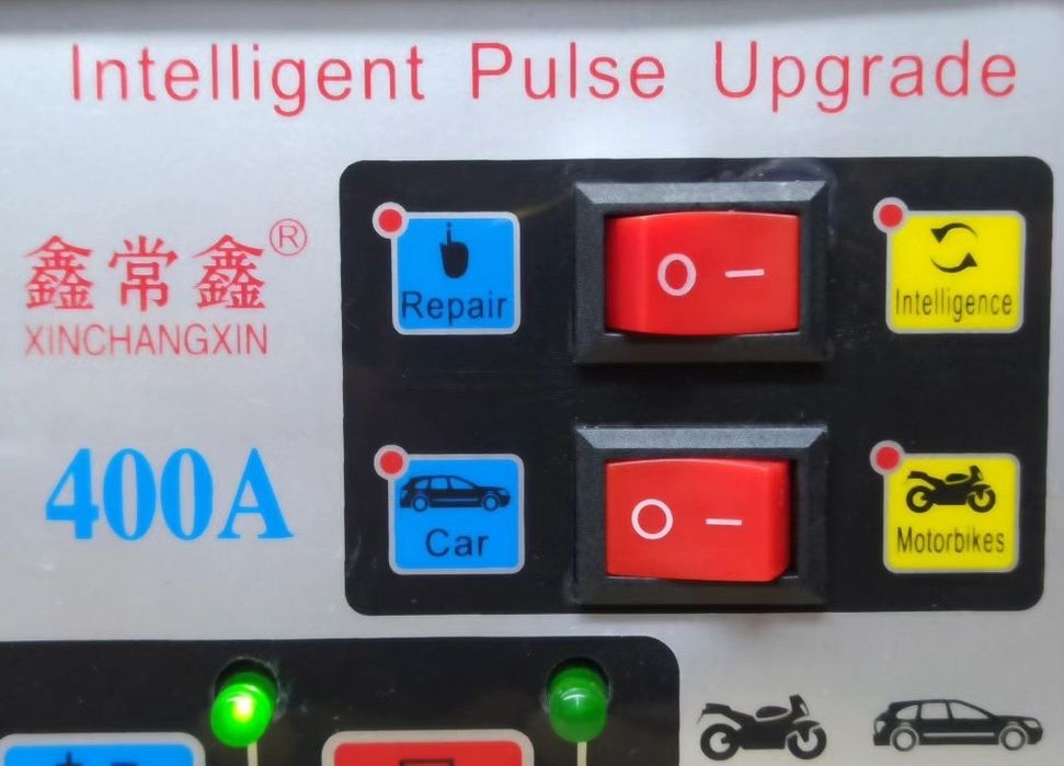 Зарядное устройство АКБ МОТО/АВТО 12/24V 400А (импульсное)