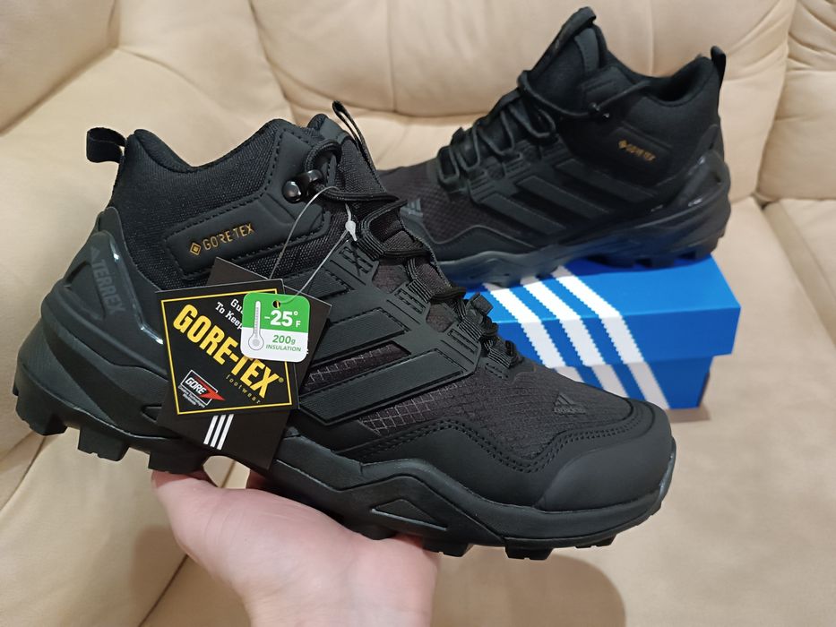 Зимові чіоловічі кросівки Adidas Terrex AX4 (Хутро -21*)