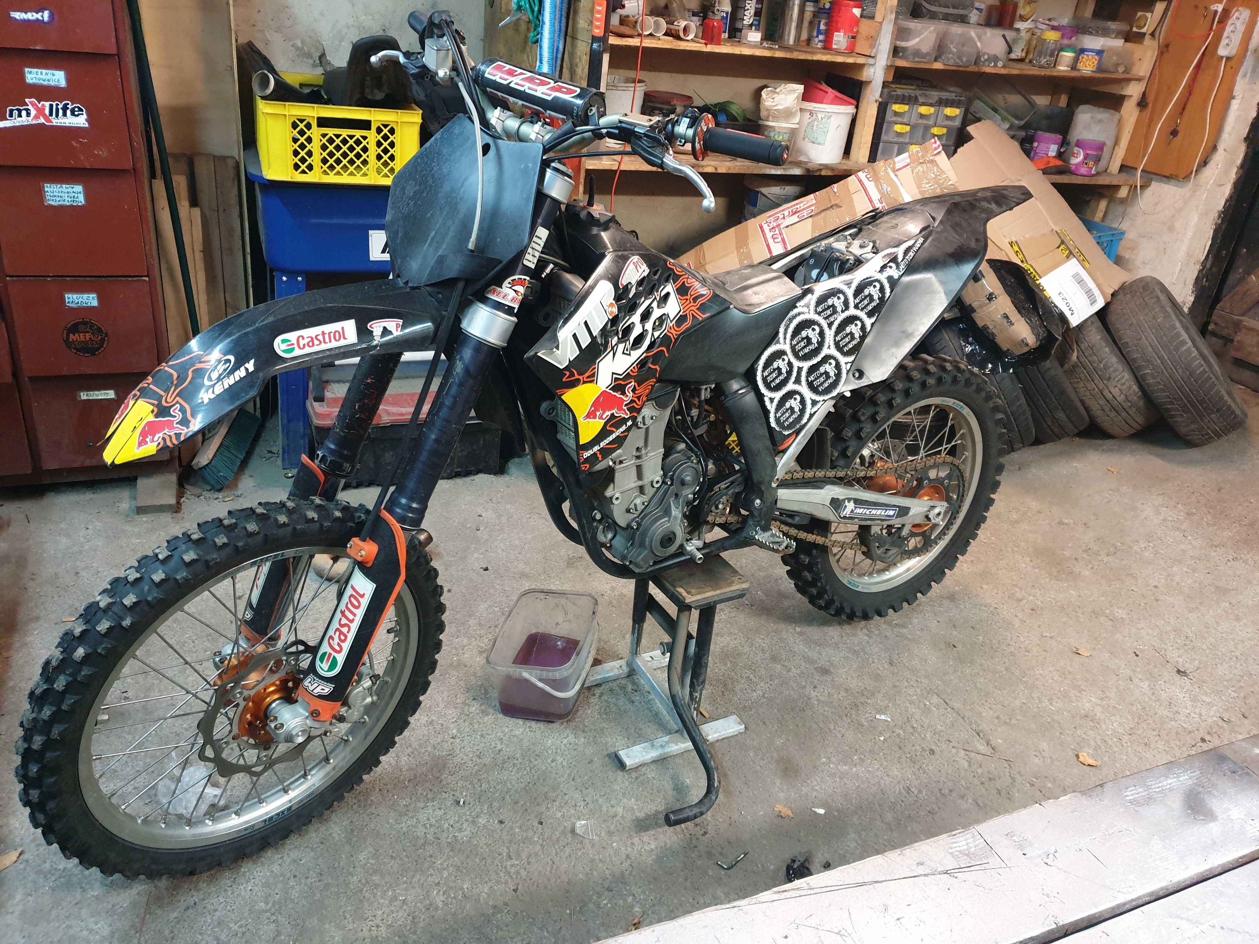 Sxf 450 wybierak wałek zmiany biegów ktm sxf 450 rok 2007