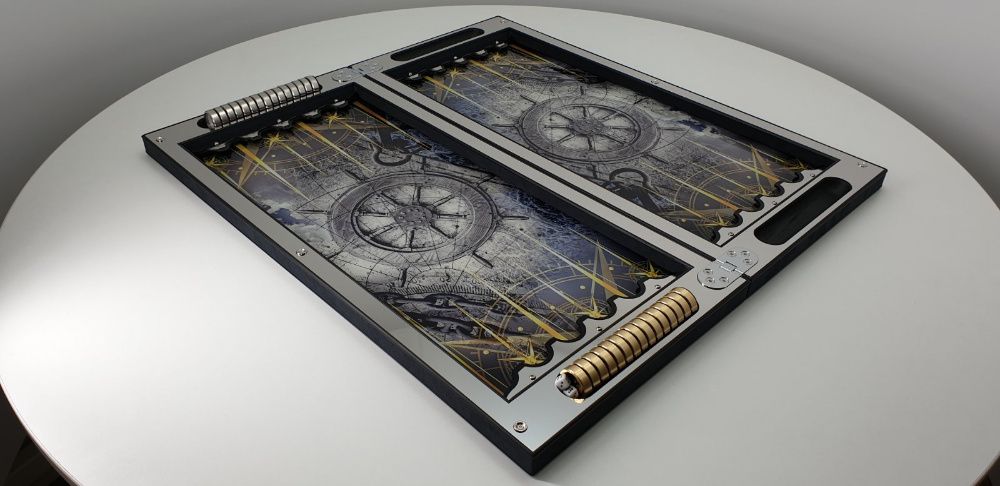 Нарды нового уровня. Хай-тек дизайн под заказ. Подарок мужу. Нарди