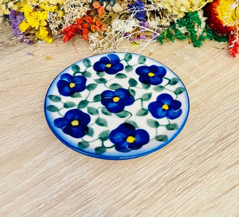 Ceramika Bolesławiec. Talerz spodek 10 cm (1803)