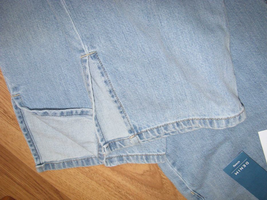 Bawełniane jeansy z prostą nogawką Sinsay/Denim