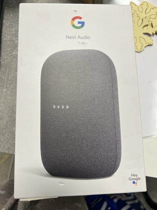 Google Nest Audio Novo - Caixa Aberta