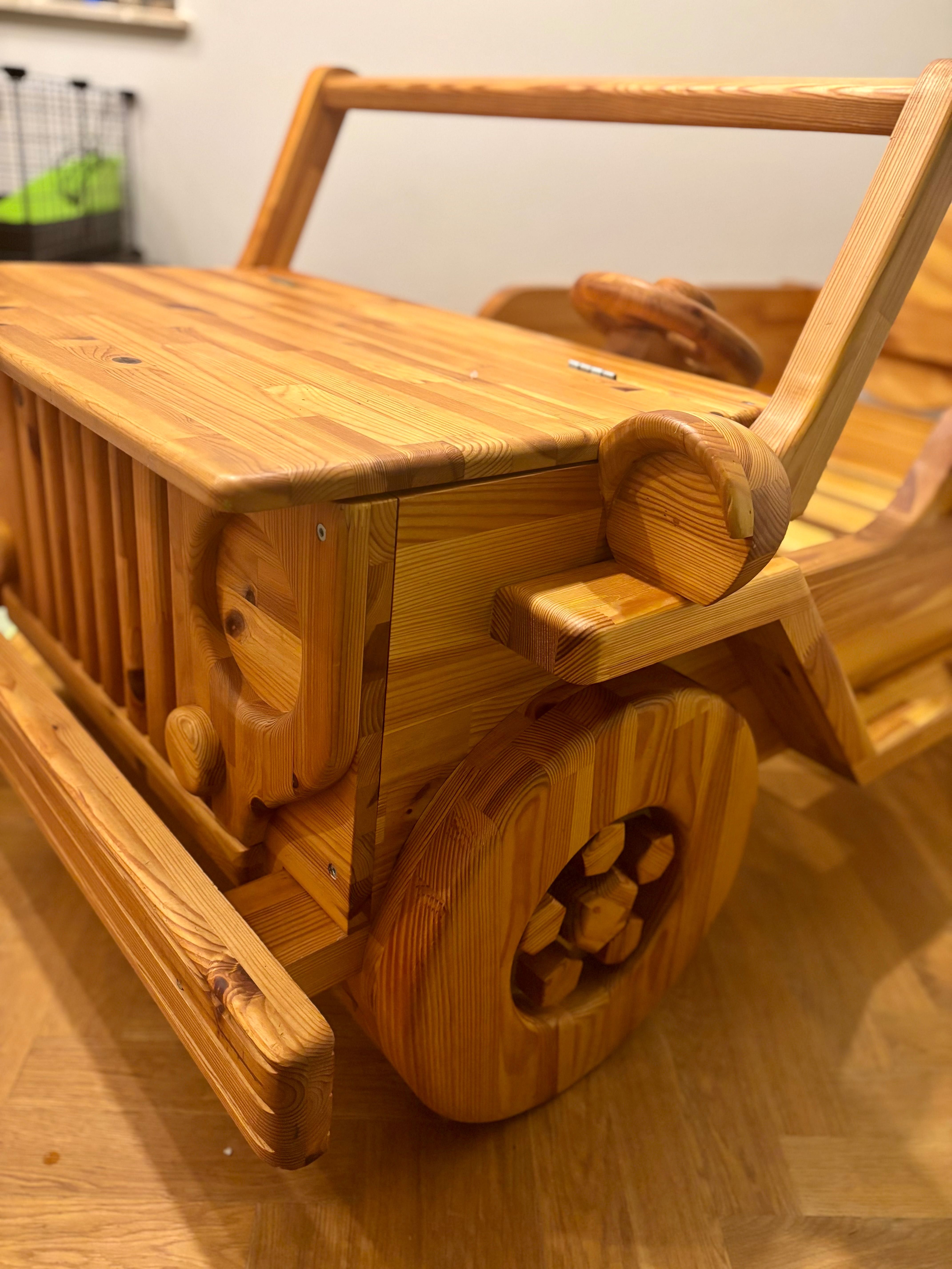Łóżeczko drewniane Jeep