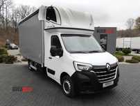 Renault MASTER  PLANDEKA 10 PALET WEBASTO TEMPOMAT LEDY PNEUMATYKA KLIMATYZACJA 165KM [ 027648 ]  stan bardzo dobry, nie wymaga nakładów finansowych, dostępny od ręki