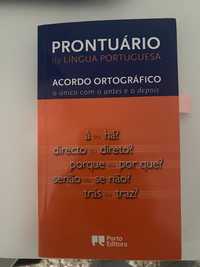 Livro Prontuário da Língua Portuguesa