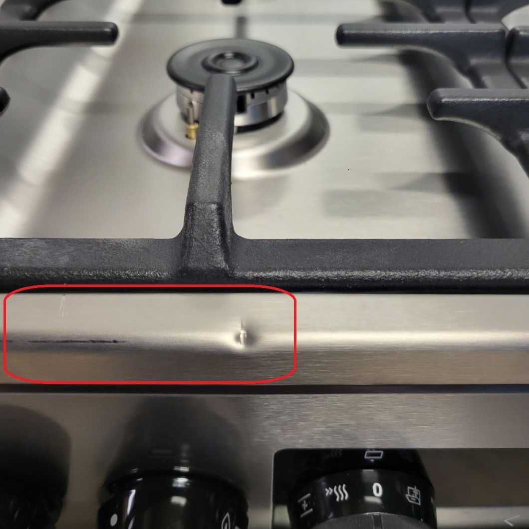 Kuchnia gazowo elektryczna 50 cm GORENJE GKS5C70XF Pizza OUTLET 27HF75