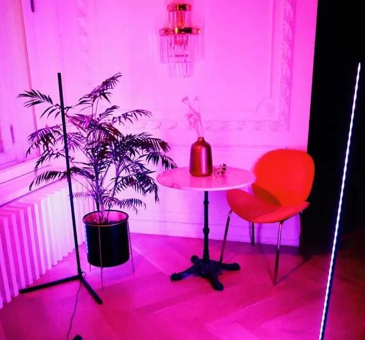 Угловой разноцветный торшер с пультом. RGB LED торшер. RGB лампа лента