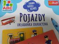 Pojazdy układanka edukacyjna trefl