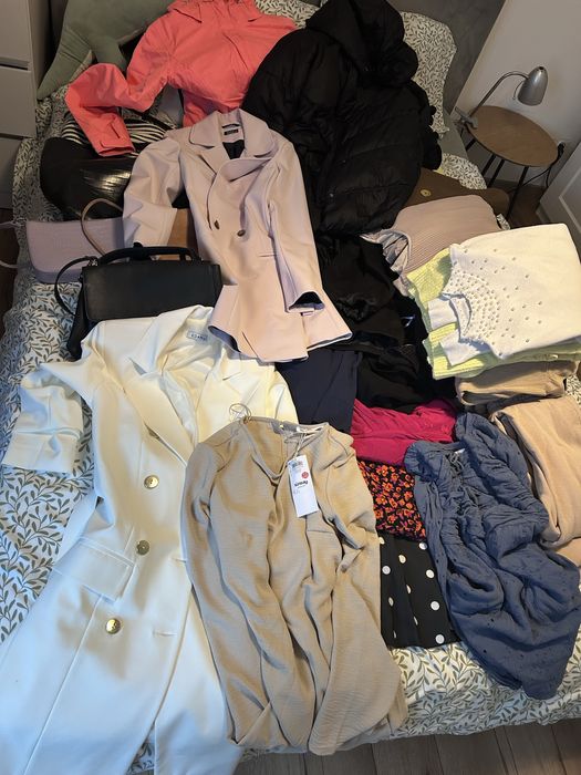 Paka ubrań zara hm mohito xs i s