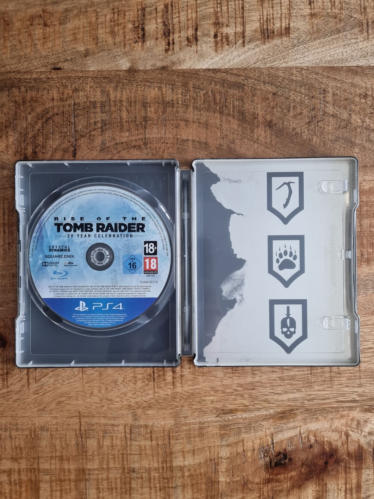 Rise of the Tomb Raider steelbook PS4