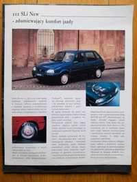 ROVER 111 SLi New prospekt polski lata 90