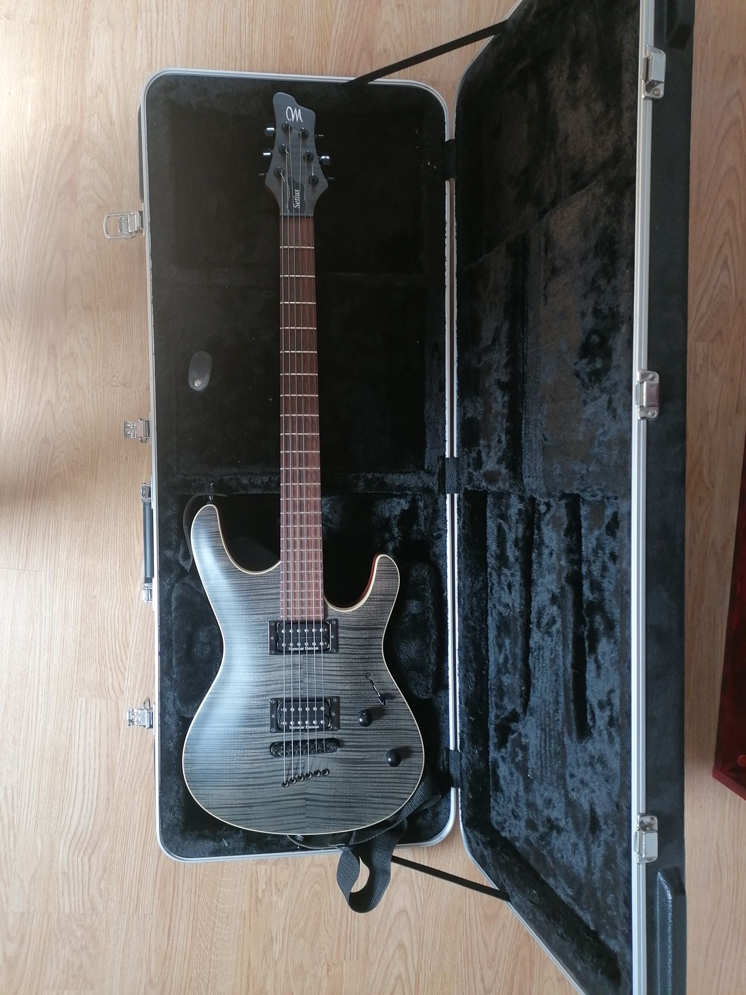 Mayones Setius B27 barytonowy, trans graphite matt