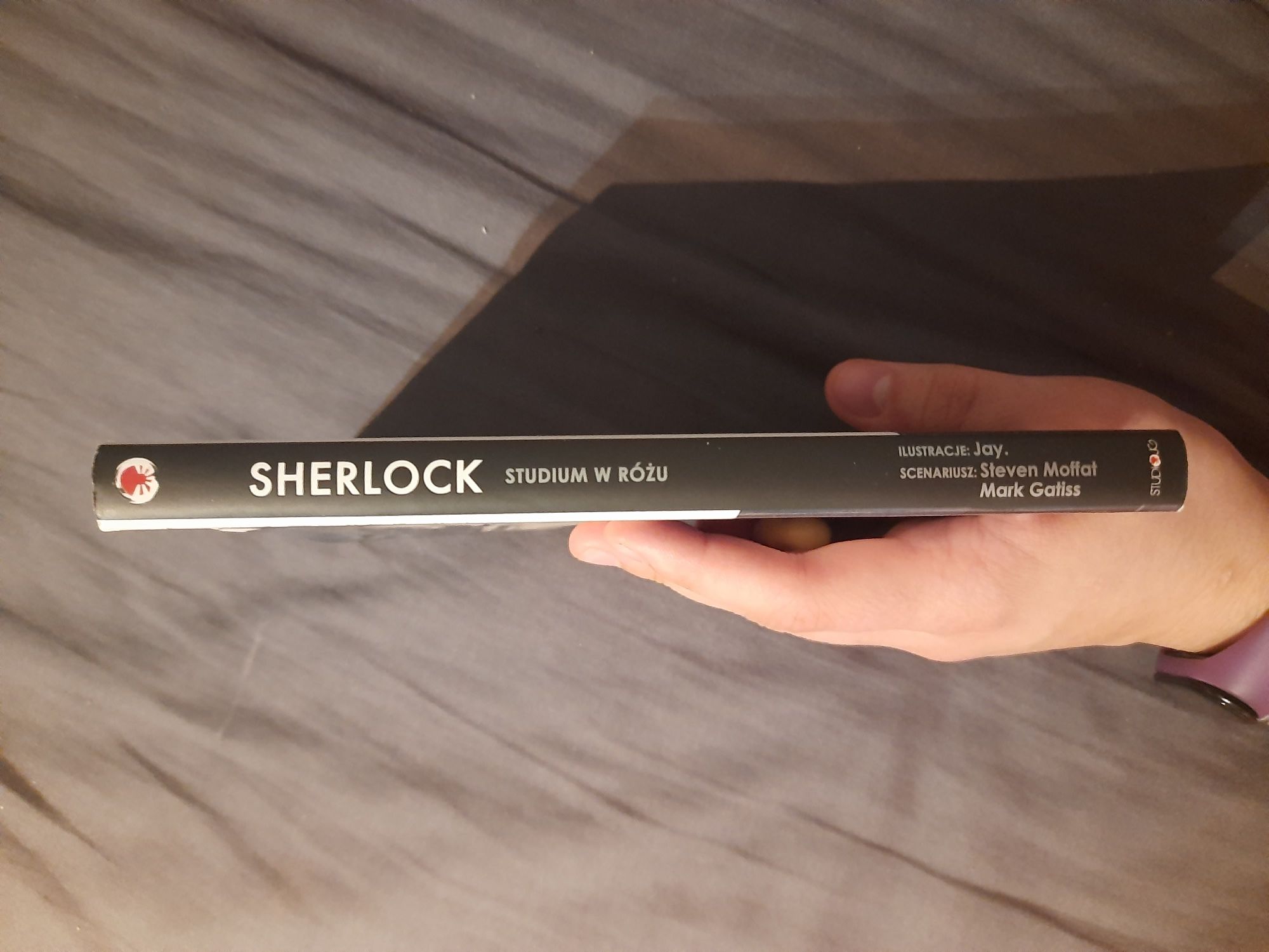 Sherlock studium w różu manga