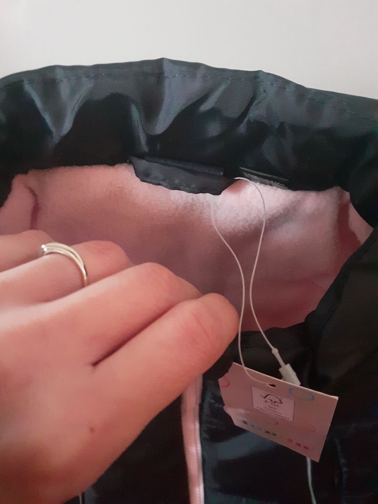 Nowa kurtka kamizelka bezrękawnik 110 dla dziewczynki wiosenna wiosna