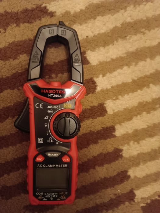Кліщі струмовимірювальні Habotest HT206A