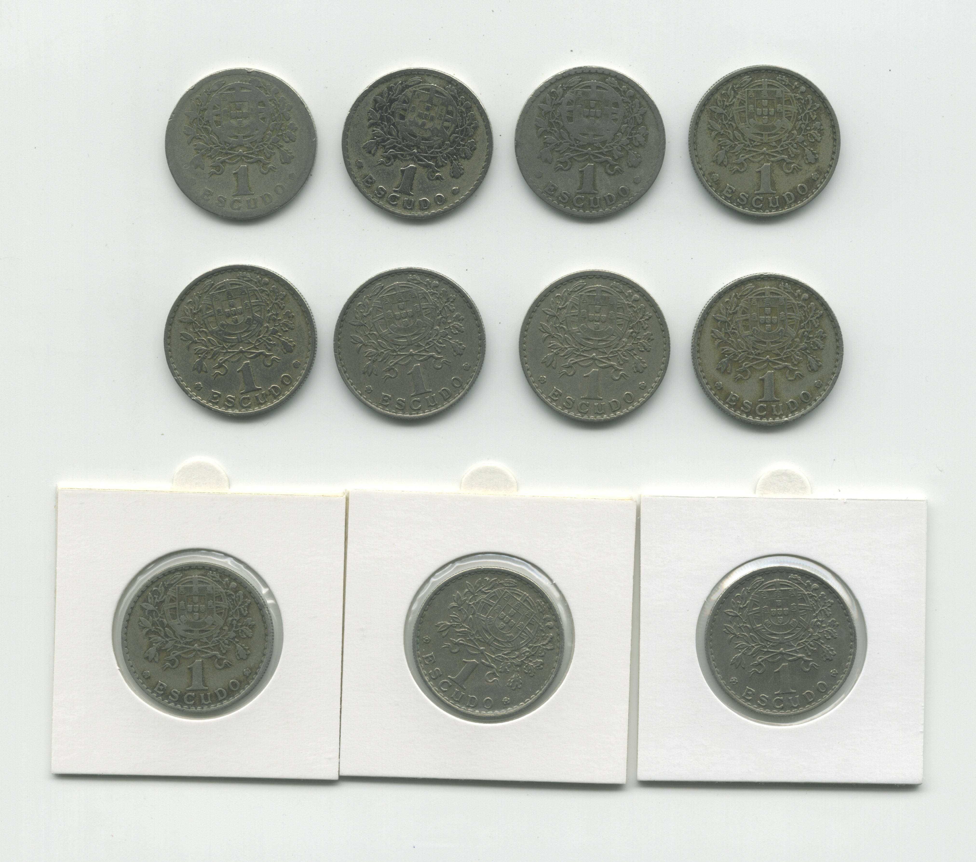 Coleção de 43 moedas de 1 Escudo