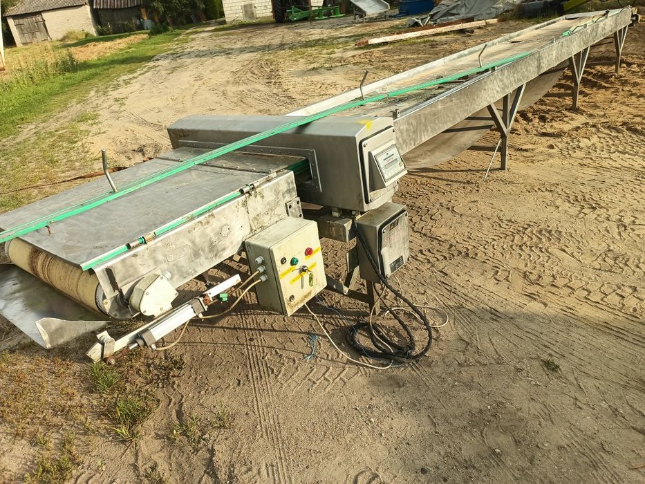 detektor metalu taśmociąg