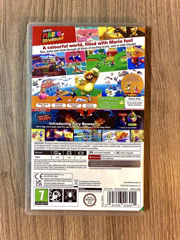 Super Mario 3D World + Bowser’s Fury | Nintendo Switch | Stan bdb