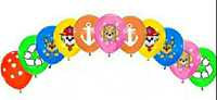 10 sztuk kolorowych baloników Psi Patrol