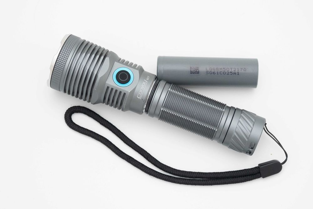 Latarka Convoy M21F GT FC40 4000K + aku 21700 usb c