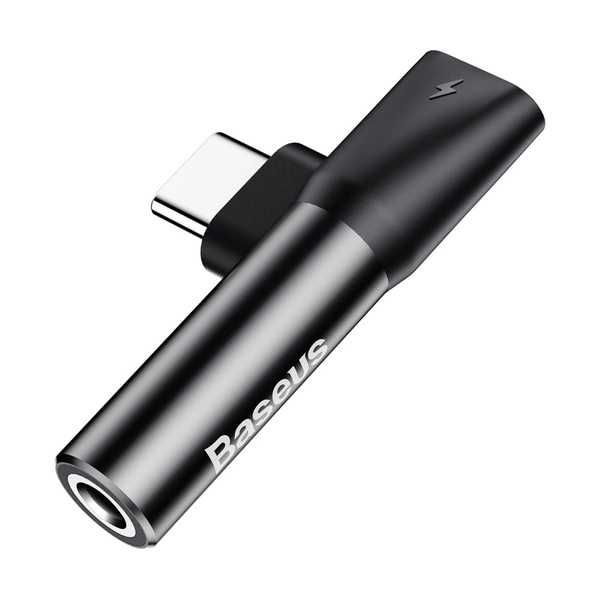 Baseus Audio Converter  USB-C na port USB-C gniazdo słuchawkowe 3,5 mm