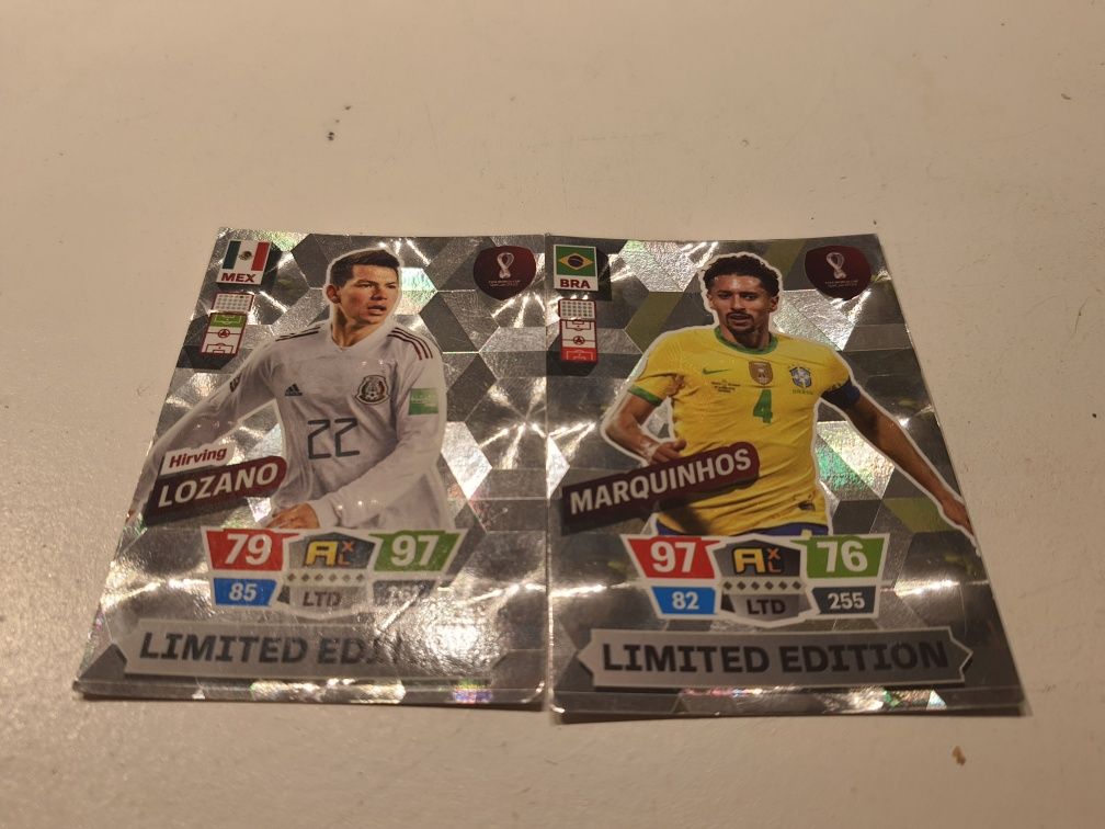 Karty piłkarskie Limited Panini Adrenalyn 2022 Katar - zestaw 2 kart