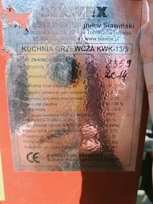 Czesci do pieca 5-15kw