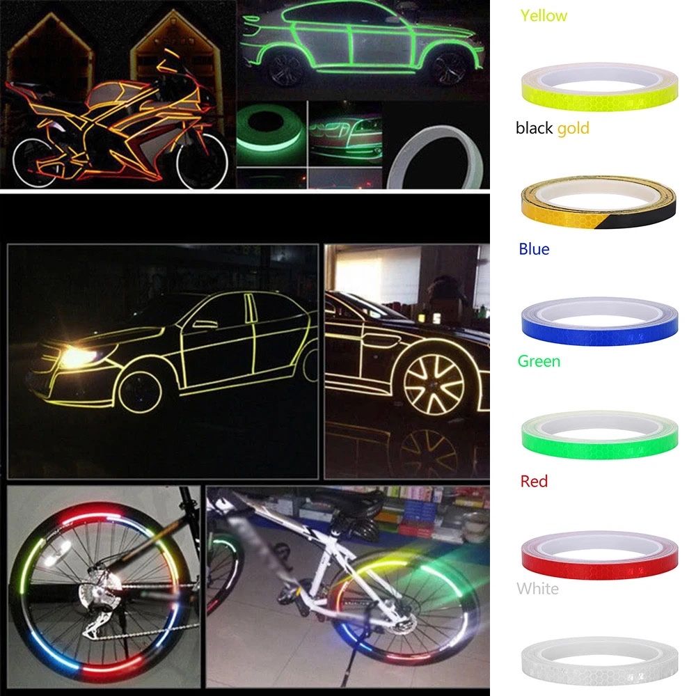 Відбивальна стрічка світло відбивач велосипеда авто мото отражательная