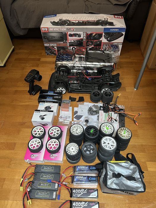 RC Arrma Infraction V2 1/7 8S – Preparado e Cheio de Upgrades