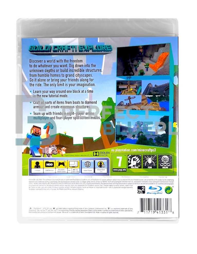 Minecraft / Gra PS3 / Napisy PL / Skup - Sprzedaż Gier / Metro Służew