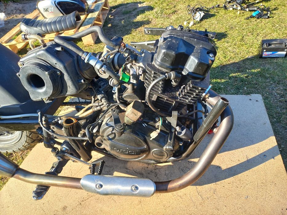 Orcal NK01 125 silnik lampa lagi wydech siedzenie zegar koła błotnik