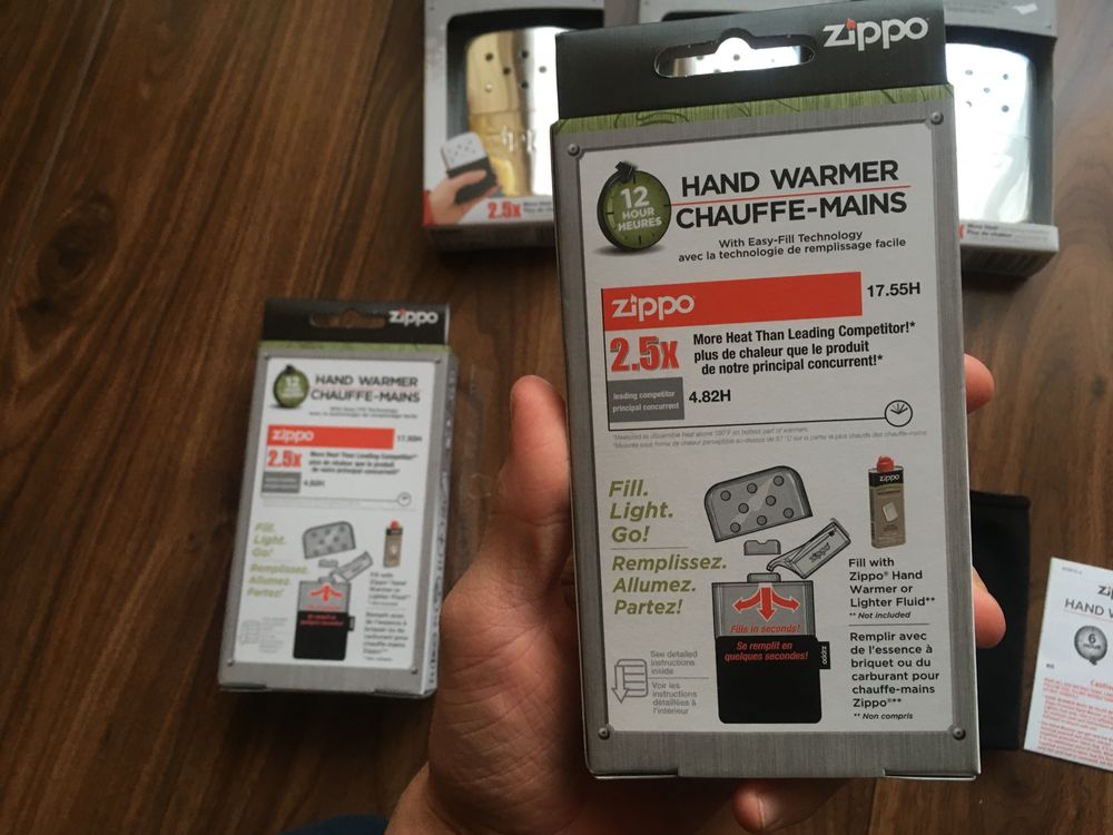 Грелка для рук Zippo Hand Warmer 12 Hours каталитическая, Silver