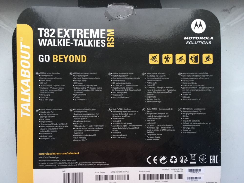Рація Motorola Talkabout T82 Extreme Twin Pack WE