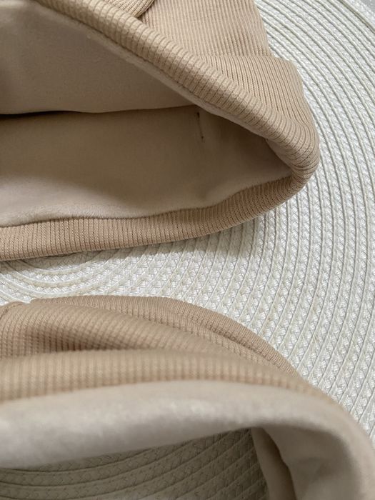 Komplet czapka i komin ocieplane welurem na wymiar