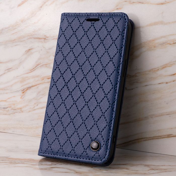 Etui Smart Caro Do Xiaomi Redmi Note 12 4G  Granatowe