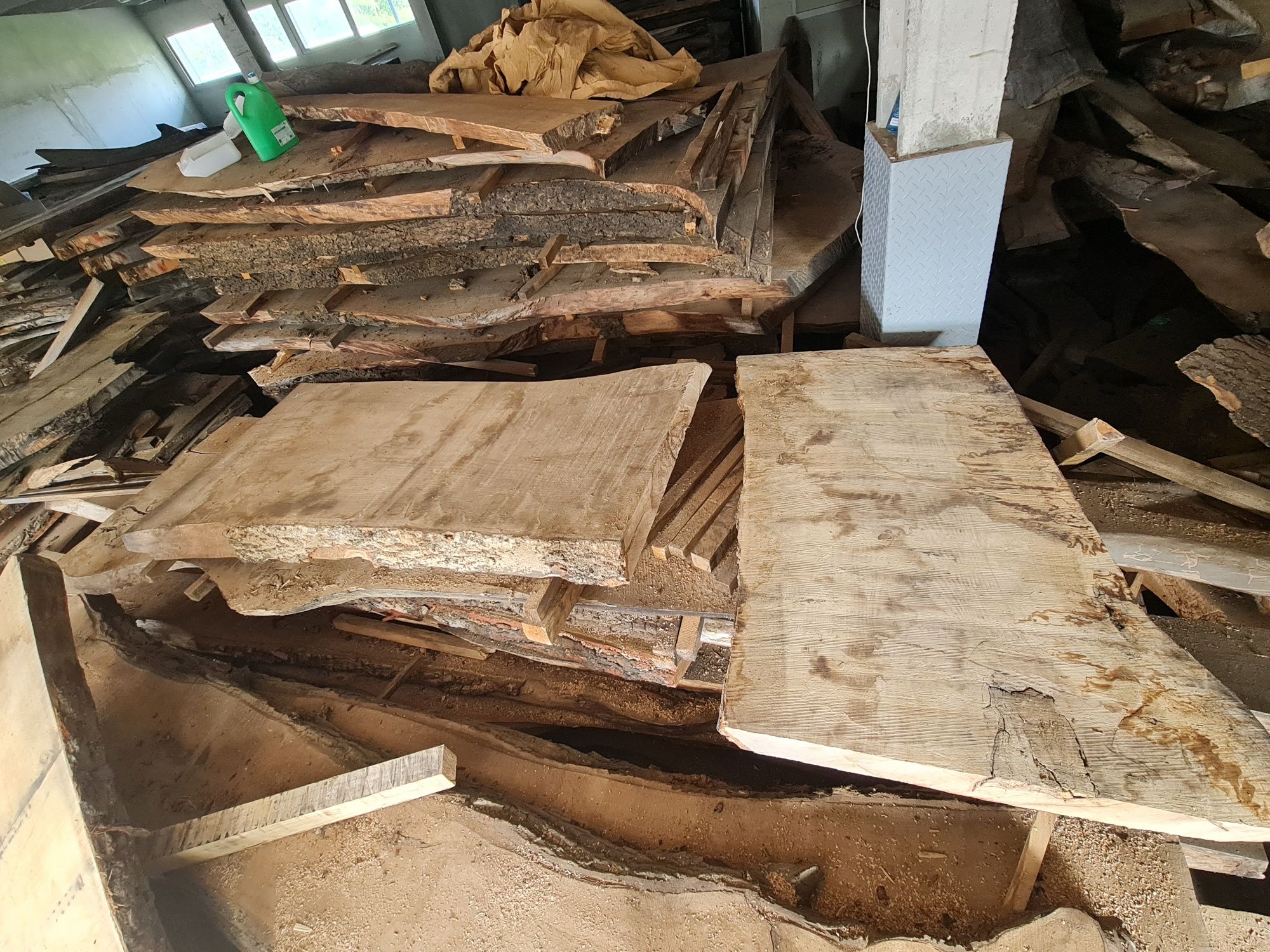 Stół monolit dąb jesion blat drewniany deska drzewo foszty