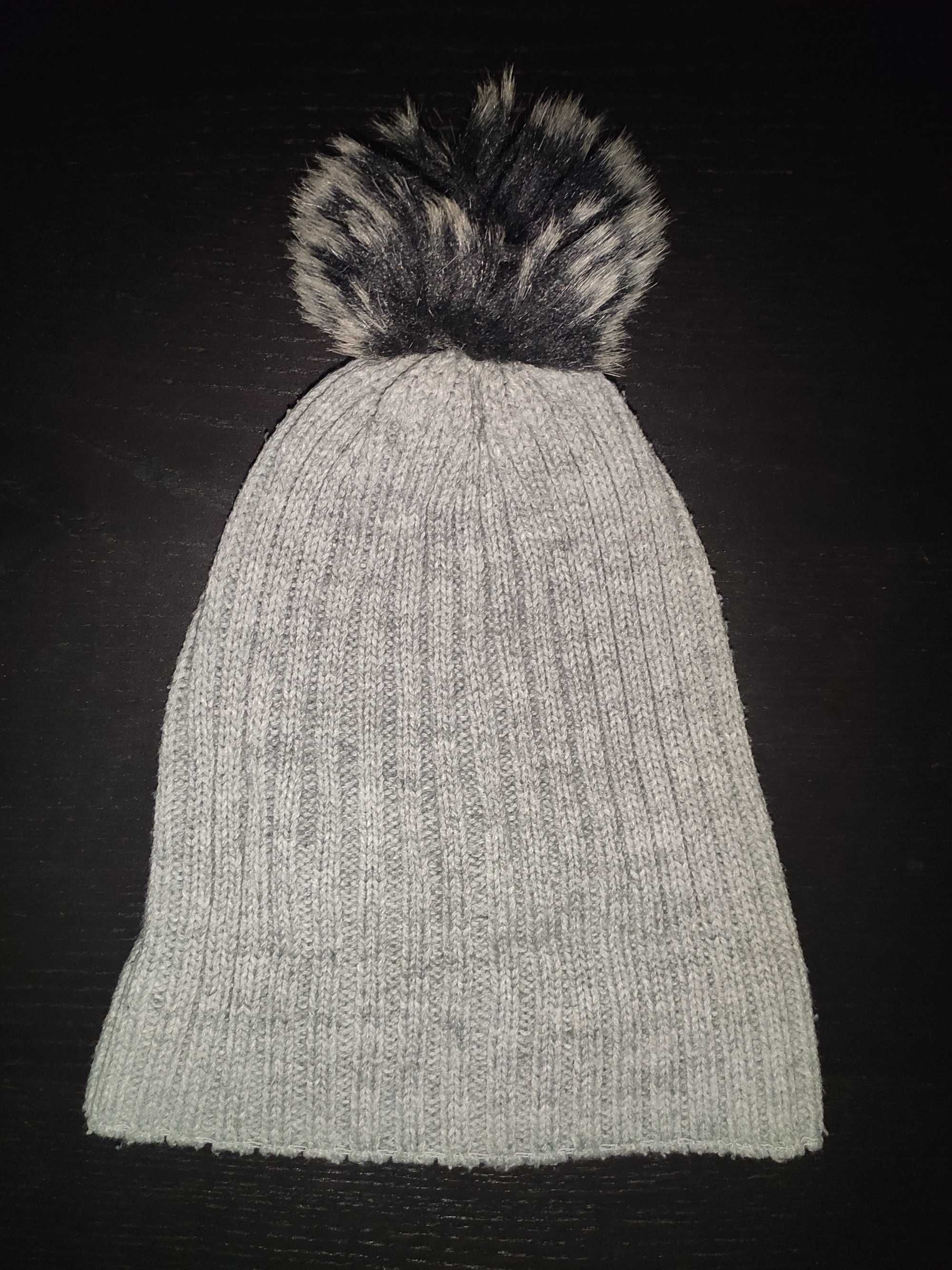 Gorro de Malha Cinzento Mulher