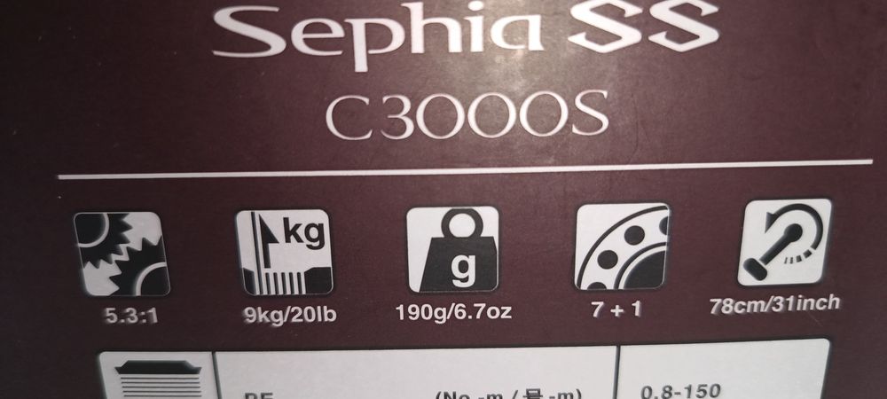 Продам котушку Shimano Sephia SS C3000S 23.