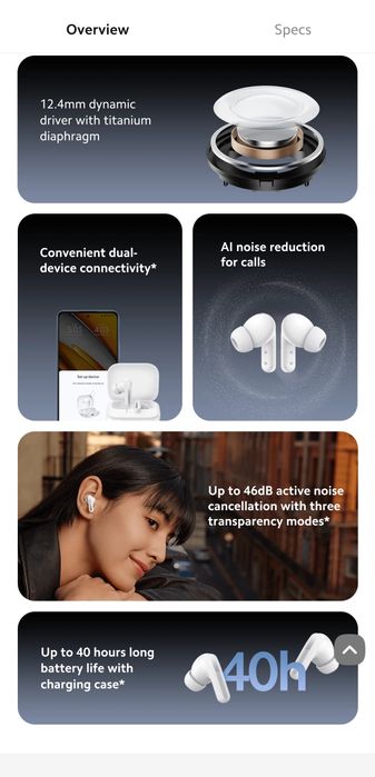 Xiaomi Redmi Buds 5 – Como Novos
