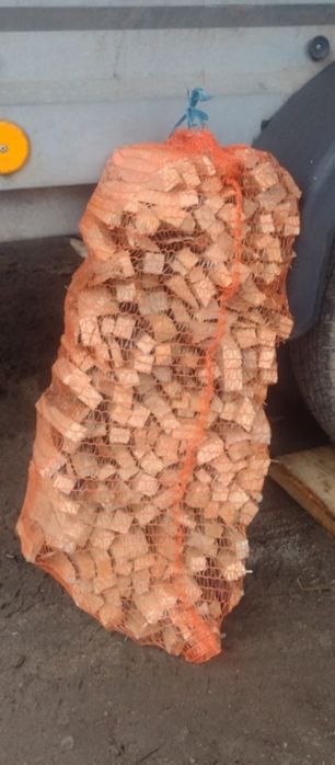 Drewno rozpalkowe worki raszlowe 50 cm x 80 cm  ( 30litrów )