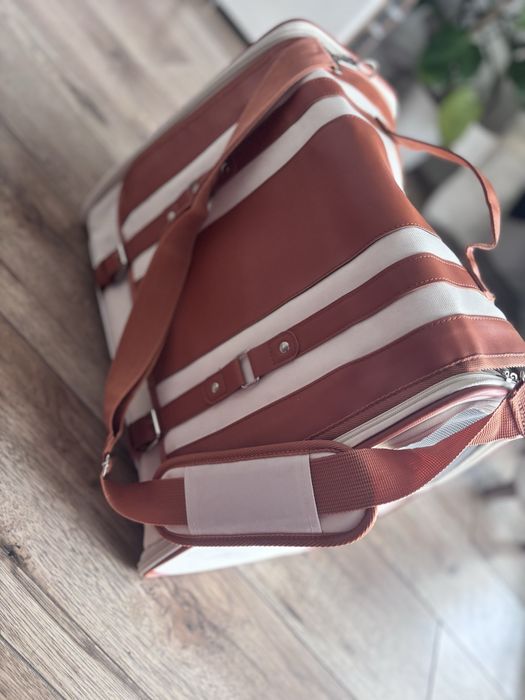 Transporter Torba Podróżna pies kot Królik Pupil retro paski